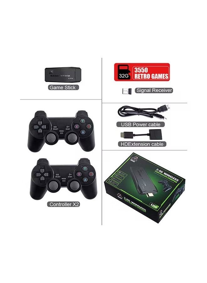 Generic - Y3 Lite HDTV Game Console With 32G card 3000 Games 2 Controllers With 1 Stick 1 HD Extension Cable - Image 1