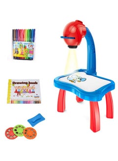 Rolly Toys Multifunctional Spider Man Projector Painting & Drawing Table Educational Learning Table For Kids  - Image 1