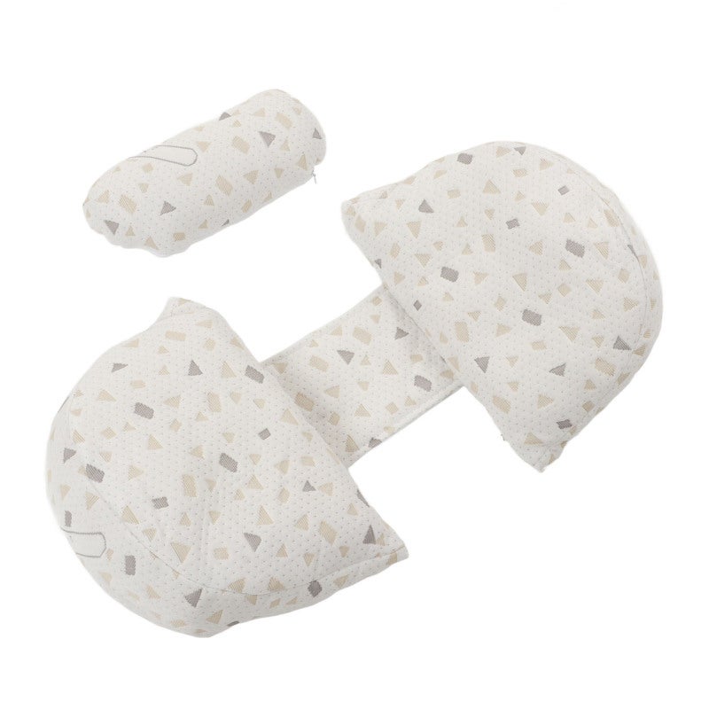 Maternity Pillow: Gray U Shaped Adjustable Design - Soft Support Pregnancy Pillow for Pregnant Women With Back Pain, Side Sleeping - Image 4
