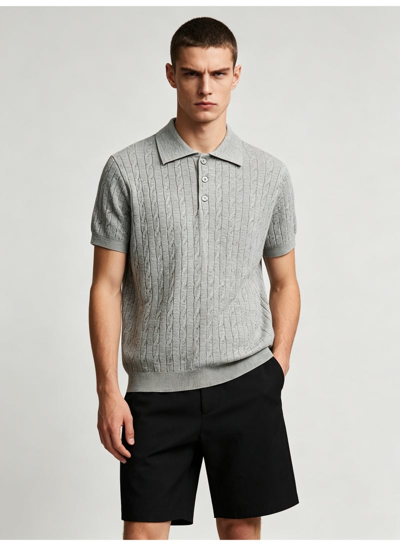 زارا ZARA men's breathable Polo shirt in summer - Image 5