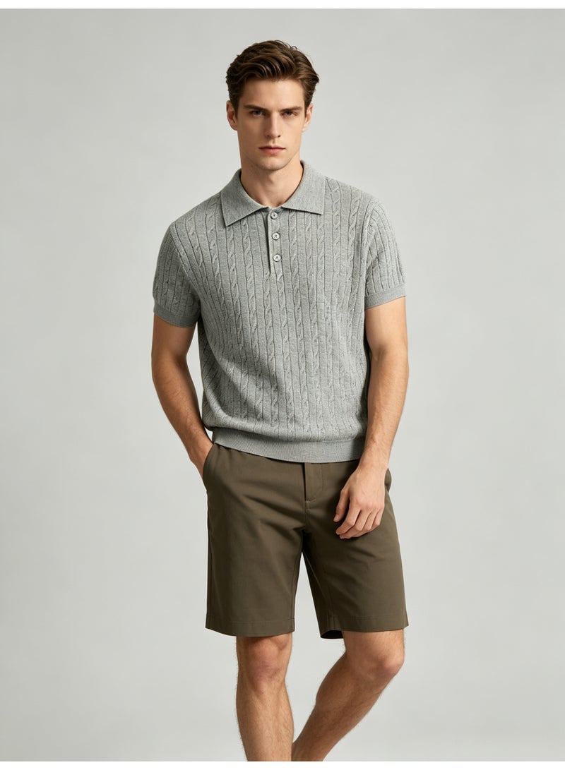 زارا ZARA men's breathable Polo shirt in summer - Image 2