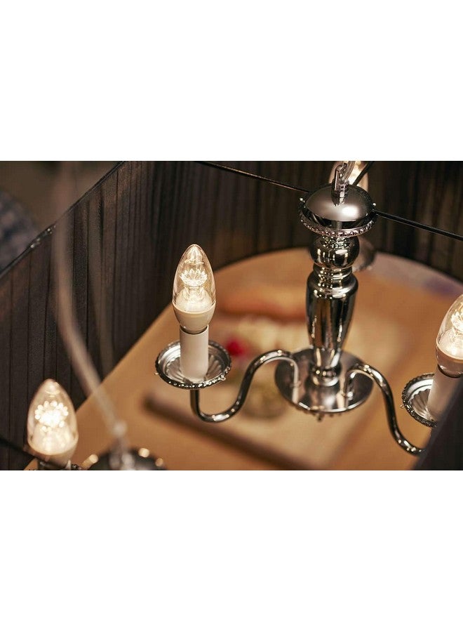 Philips مصابيح حائط ديكورية من فيليبس E14 شفافة 400 لومن (4 واط، عبوة من 12، أبيض دافئ) - Image 2