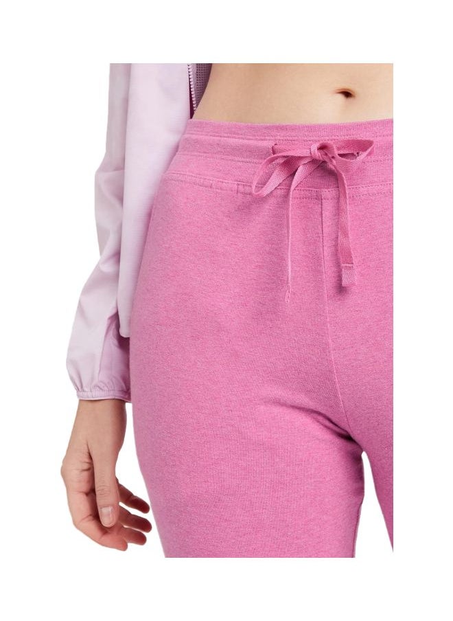 JOCKEY Jockey Women Slim Fit Cotton Capri Pants 1300 Ibis Rose Melange Large Pink L  - Image 4