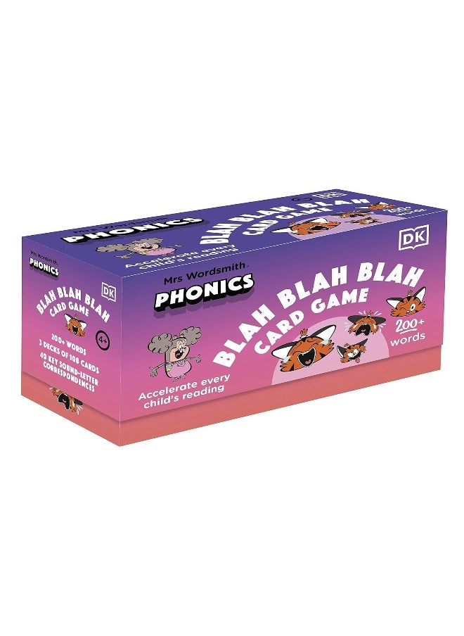 null - Mrs Wordsmith Phonics Blah Blah Blah Card Game, Ages 4-7 (Early Years and Key Stage 1): Accelerate Every Child’s Reading - Image 1