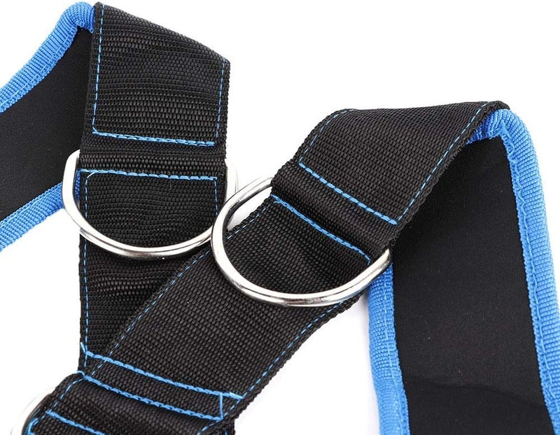 klarako Sled Harness, Tire Pulling Harness Fitness Resistance Training Speed Harness Trainer with Adjustable Padded Shoulder Strap for Speed Improvement and Strength Training - Image 5