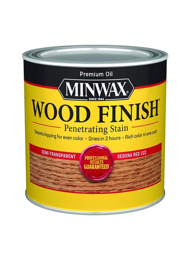 Minwax Wood Finish Penetrating Stain Sedona Red 284ml - Image 1