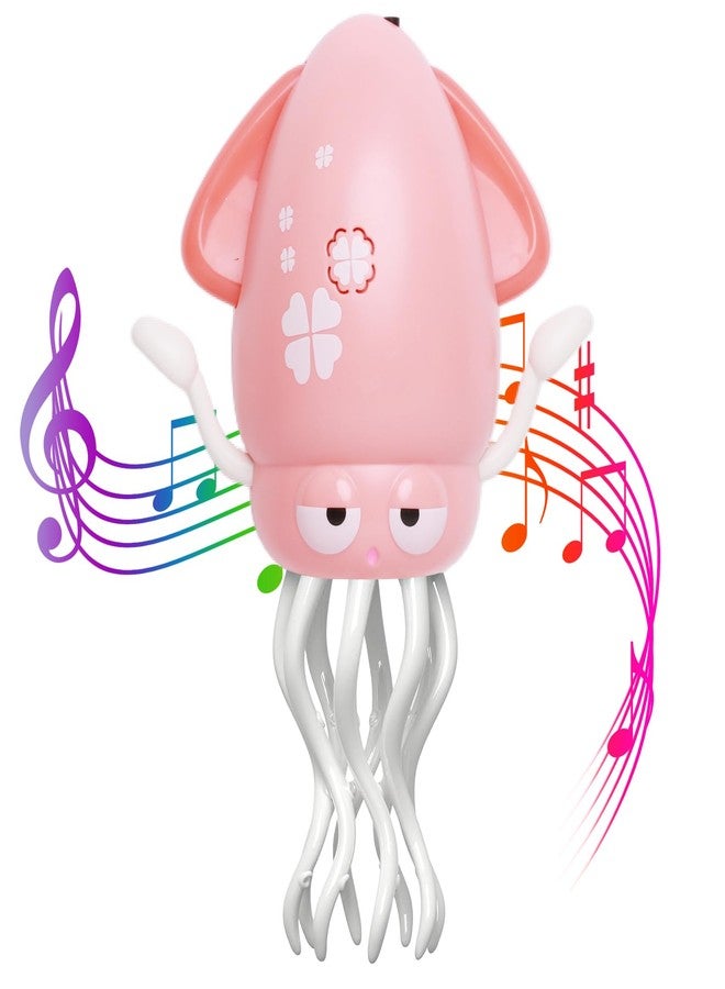 Dyale Dancing Squid Toy, Dancing Music Squid Baby Toys for Ages 3 and Up for Kids,Pink - Image 1