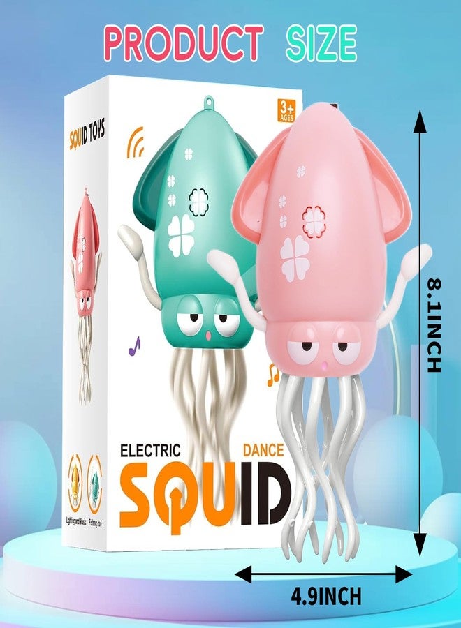 Dyale Dancing Squid Toy, Dancing Music Squid Baby Toys for Ages 3 and Up for Kids,Pink - Image 4