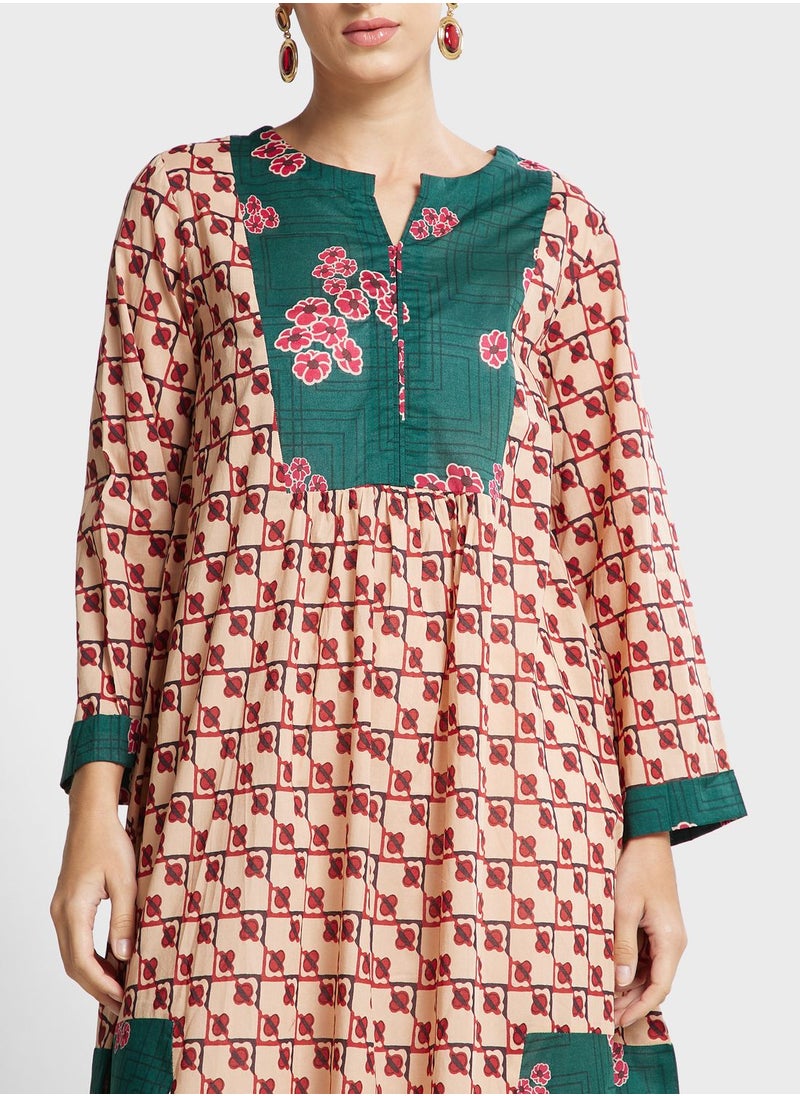 Floral Printed Kurti
