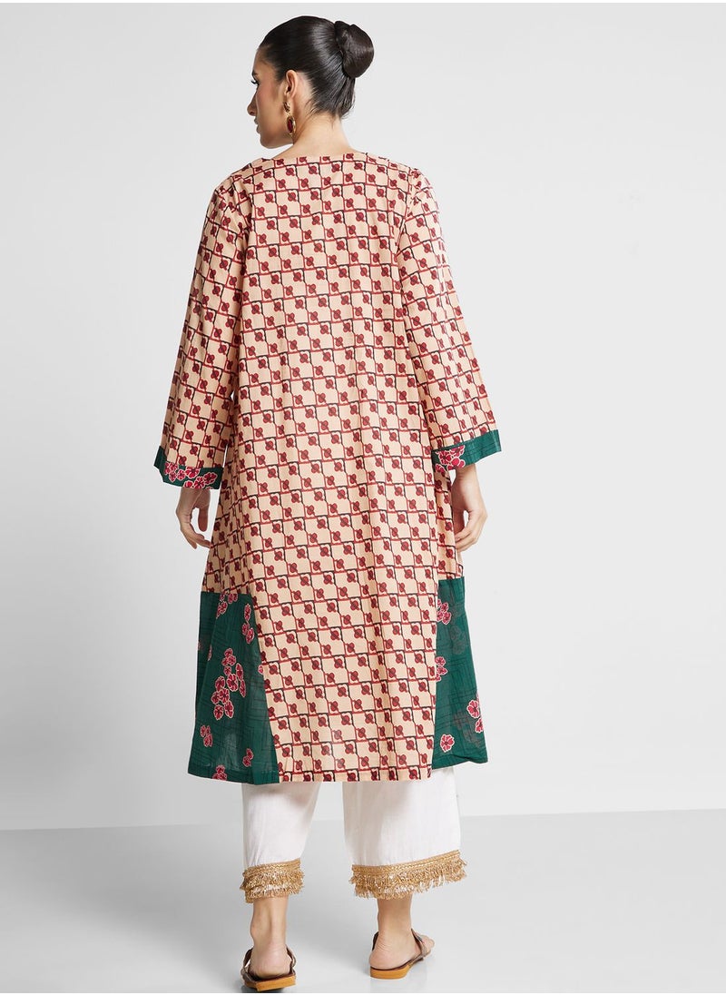 Floral Printed Kurti