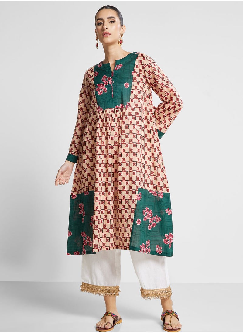 Floral Printed Kurti