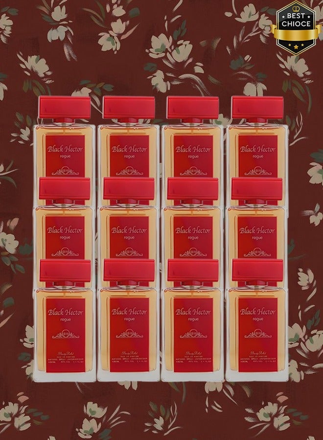 BH 12 Pieces Black Hector Rogue Perfume 100ml EDP - Image 1