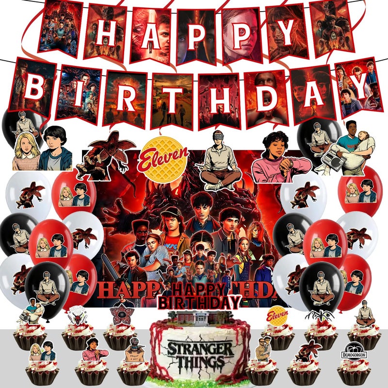 NOVMPAQ Birthday Queue Decorations, Including Background, Balloons, And Cake Decorations; Pink Girl School Classroom Decorations, Fan Meeting, Birthday Party (Style C) - Image 1