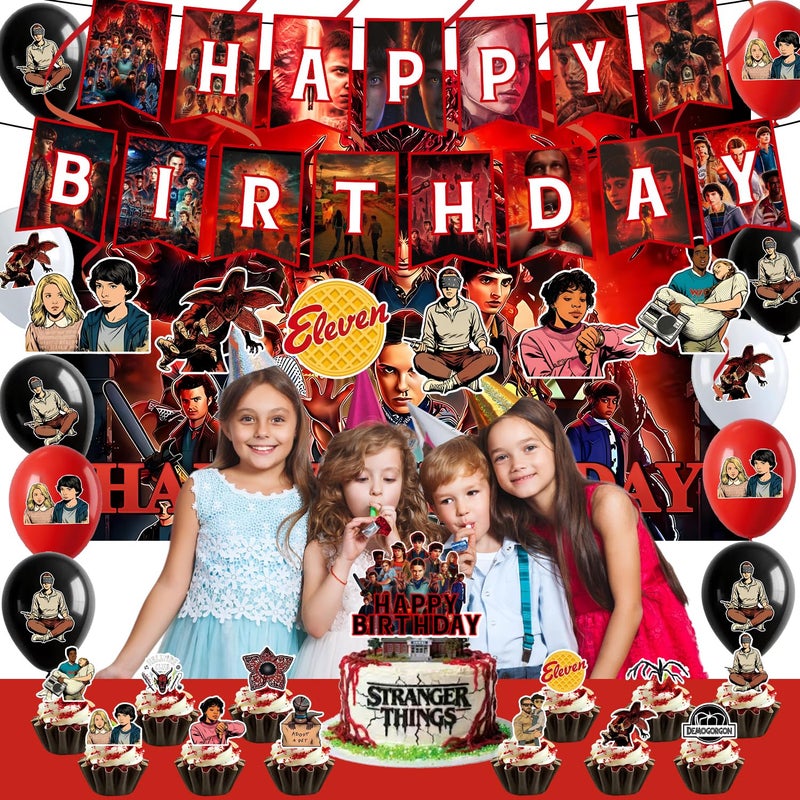 NOVMPAQ Birthday Queue Decorations, Including Background, Balloons, And Cake Decorations; Pink Girl School Classroom Decorations, Fan Meeting, Birthday Party (Style C) - Image 5