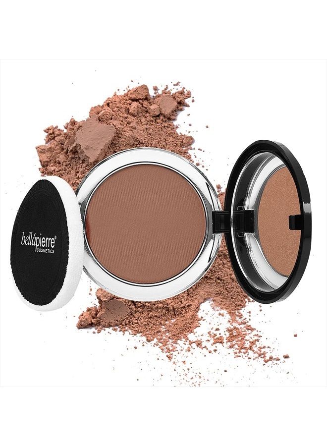 BellaPierre Compact Mineral Blush Warms Complexion for a Healthy Glow | Non-Toxic and Paraben Free | Suitable for All Skin Types | Compact Case - 0.35-Ounce – Amaretto - Image 1