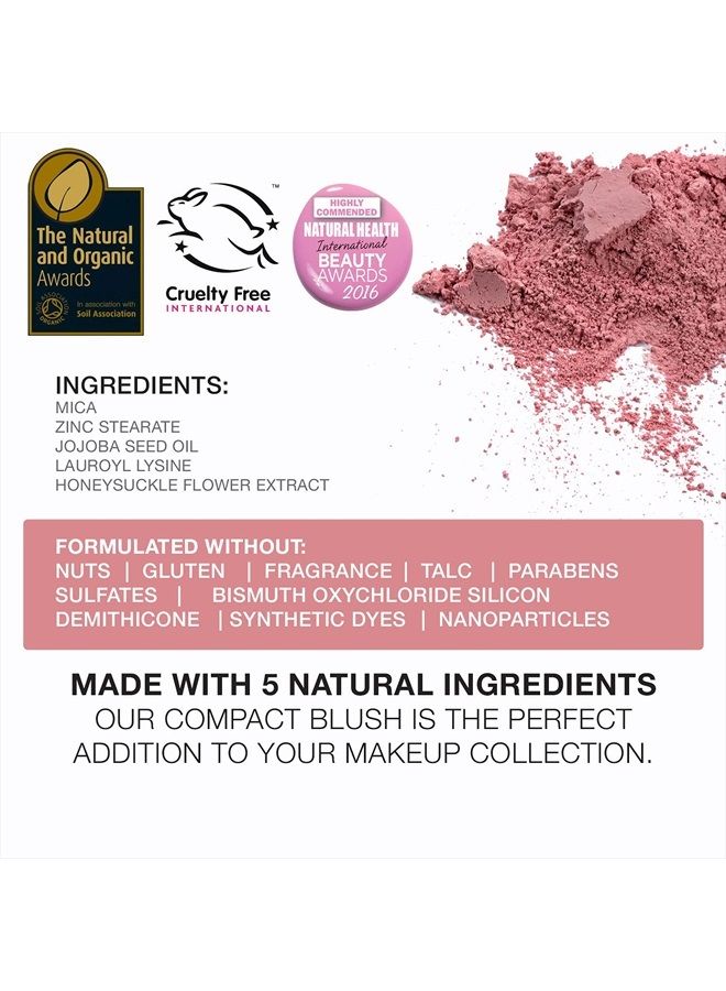 BellaPierre Compact Mineral Blush Warms Complexion for a Healthy Glow | Non-Toxic and Paraben Free | Suitable for All Skin Types | Compact Case - 0.35-Ounce – Amaretto - Image 4