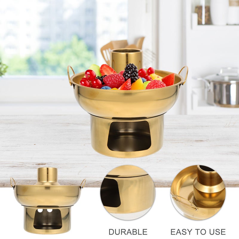 2pcs Stainless Steel Dessert Pot Fruit Holding Pot Holding Pot - Image 3