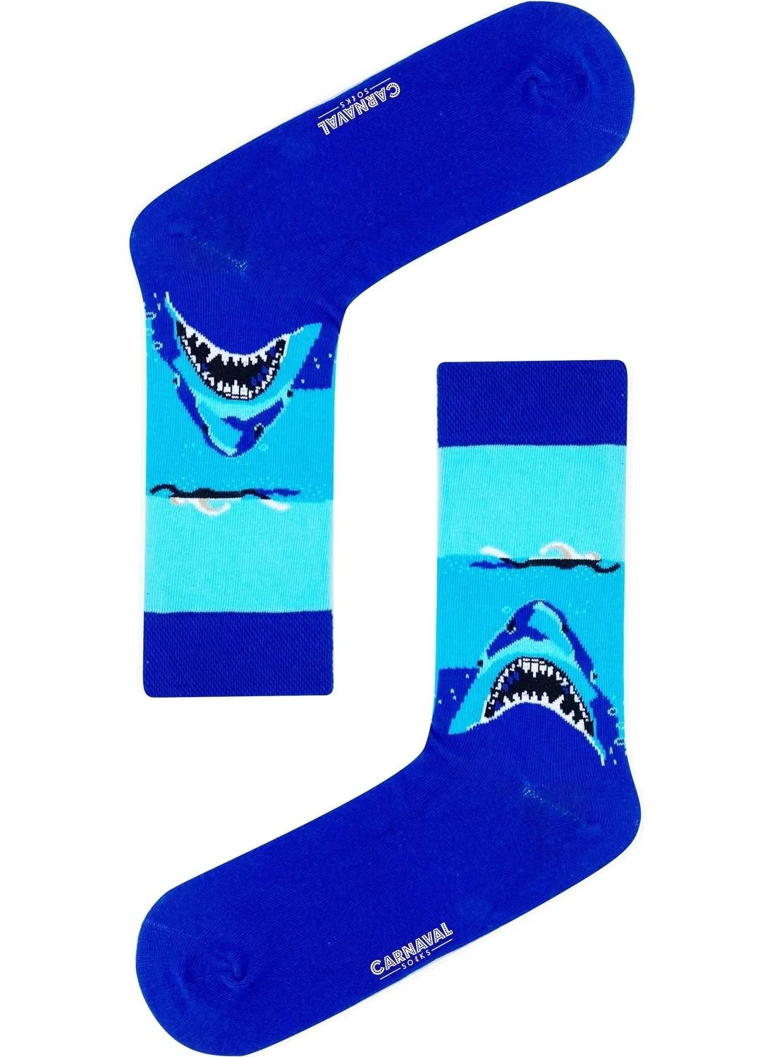 كارنافال سوكس Shark Pattern Colorful Socks