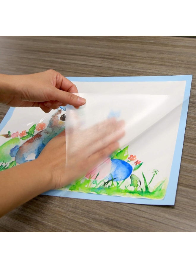 Flamingo Dura Flex Cover Self Adehsive Book Cover Transparent 10 Sheets 500 x 360mm - Image 5