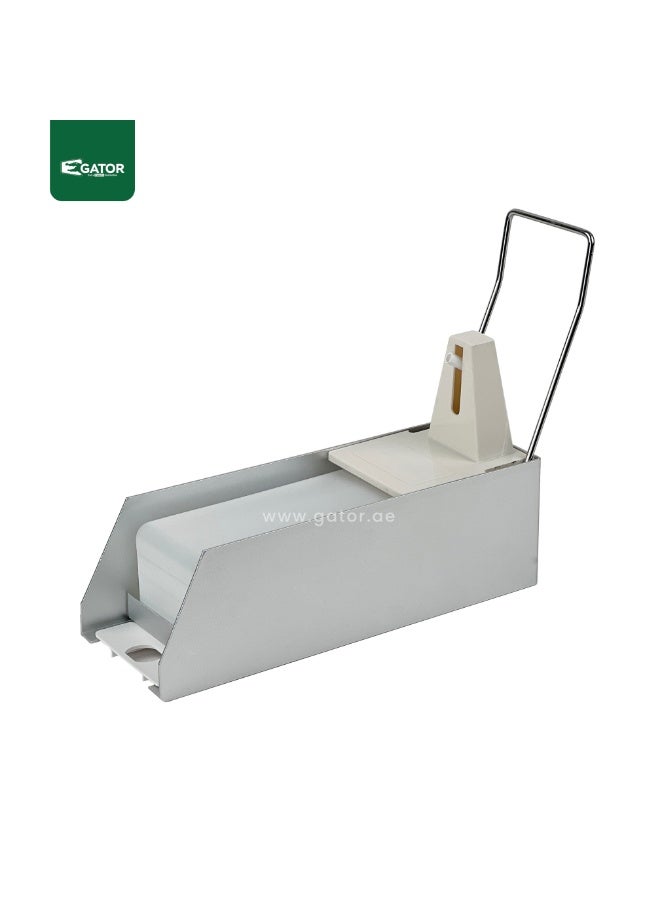 Gator Hand Soap, Sanitizer, Gel, & Liquid Dispenser | Manual Dispensing Mechanism | Elbow-Operatable | Wall-Mountable | Suitable For Bathrooms, Kitchens, Showers, & More | 1000 ML - Image 4