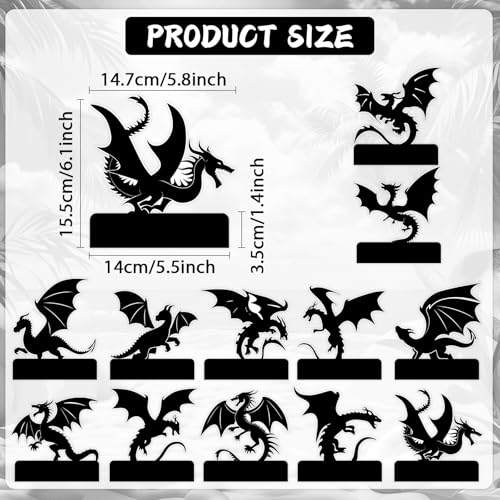 CHUNNIN 12Pcs Dragon Birthday Party Honeycomb Centerpieces Dragon Themed Decorations Dragon Party Table Honeycomb Ball Supplies Dragon Paper Centerpieces for Kids Baby Shower Favor - Image 5
