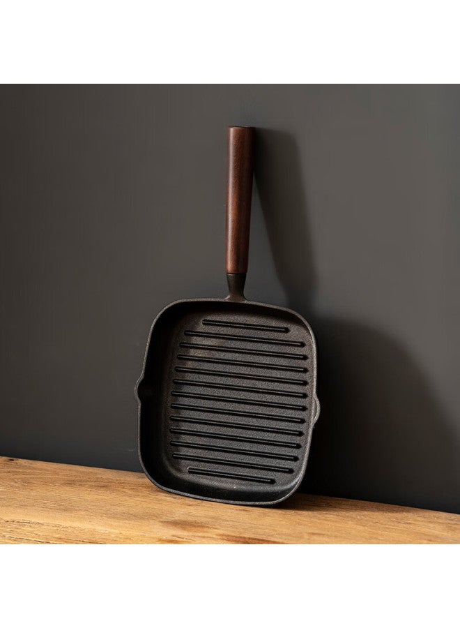 Onlycook Steak Frying Pan, Breakfast Pan, Non-coated Cast Iron Steak Griddle, Non-stick Pan For Gas Stove And Induction Cooker - Image 2