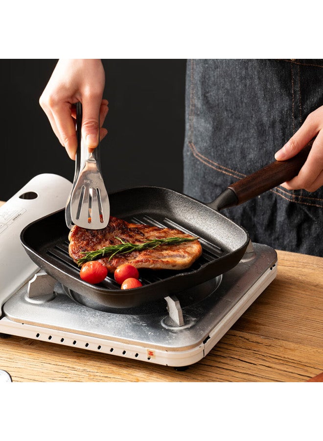 Onlycook Steak Frying Pan, Breakfast Pan, Non-coated Cast Iron Steak Griddle, Non-stick Pan For Gas Stove And Induction Cooker - Image 1