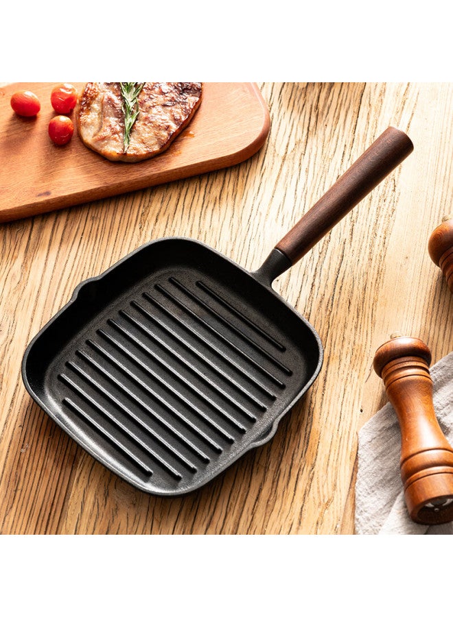 Onlycook Steak Frying Pan, Breakfast Pan, Non-coated Cast Iron Steak Griddle, Non-stick Pan For Gas Stove And Induction Cooker - Image 3