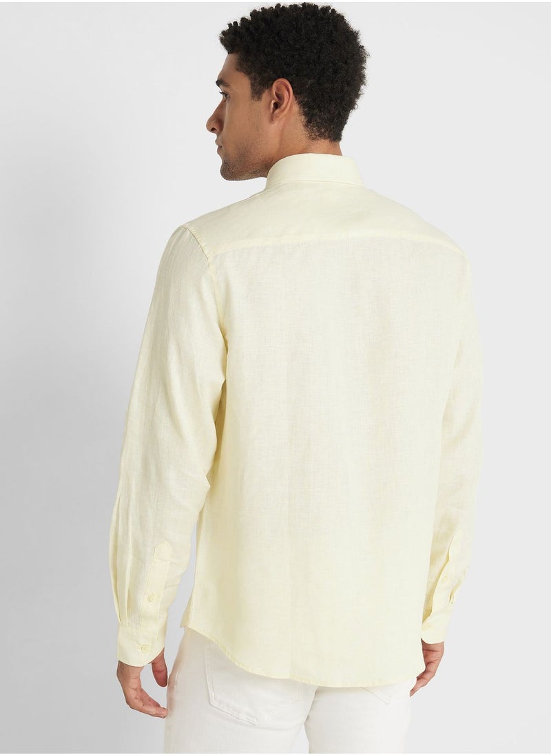 Long Sleeve Linen Shirt - pzsku/Z42478D2E5A8316591C8CZ/45/_/1709153328/c133a5c4-d8f5-4d2d-9857-1e3580b40088