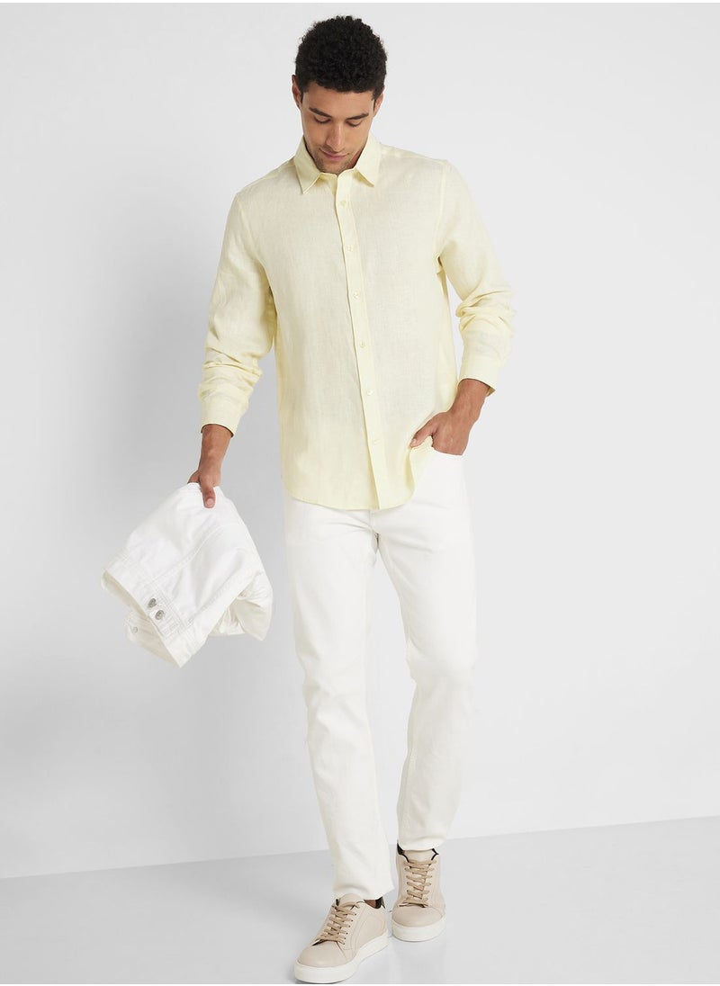 Long Sleeve Linen Shirt - pzsku/Z42478D2E5A8316591C8CZ/45/_/1709153329/149310a5-b5eb-44f4-b3cd-a9e24bd70813