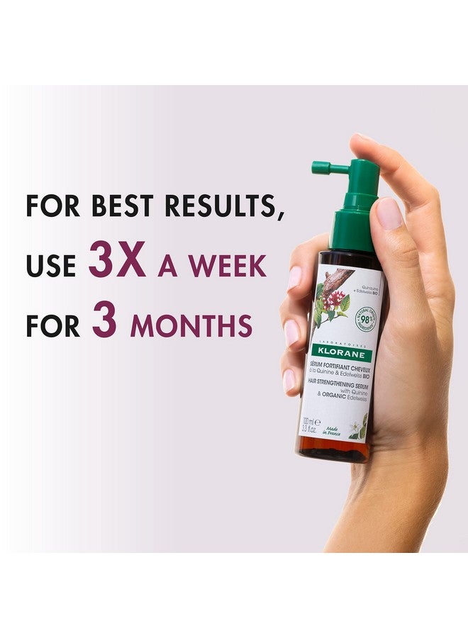 كلوران سيروم كلوران المقوي للشعر الخفيف مع الكينين والإيدلويس، يدعم نمو شعر أكثر كثافة وقوة وصحة، للرجال والنساء، خالٍ من البارابين والسيليكون والكبريتات، 3.3 أونصة سائلة - Image 5