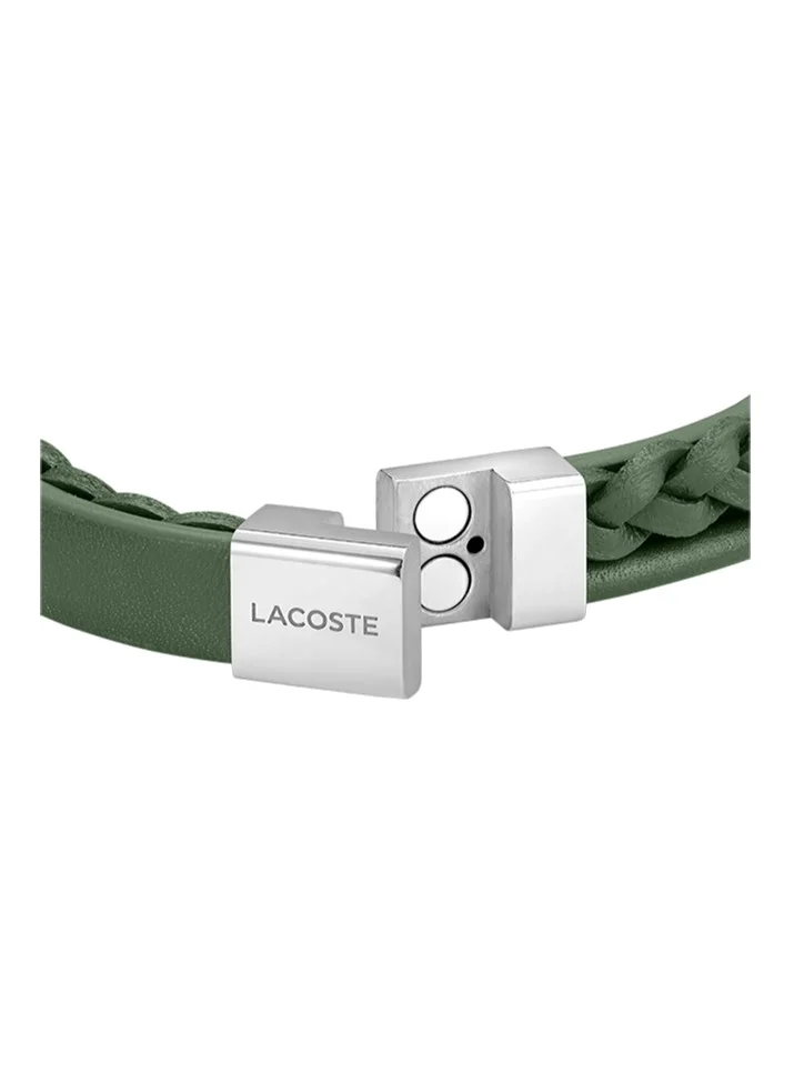 LACOSTE Lacoste Men's Green Leather Bracelet - 2040319