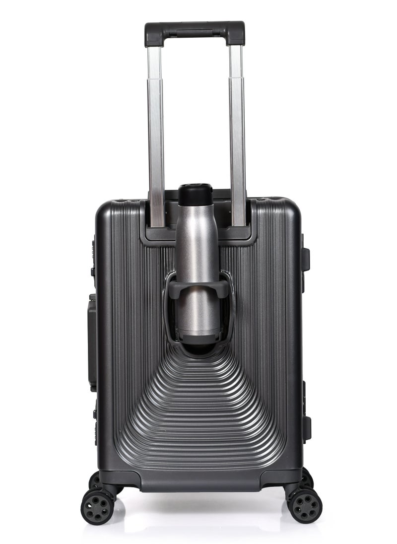 MORANO - Morano Lightweight Carry-on Luggage with TSA Lock (Black) - Image 1