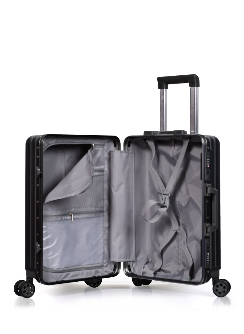 MORANO - Morano Lightweight Carry-on Luggage with TSA Lock (Black) - Image 1