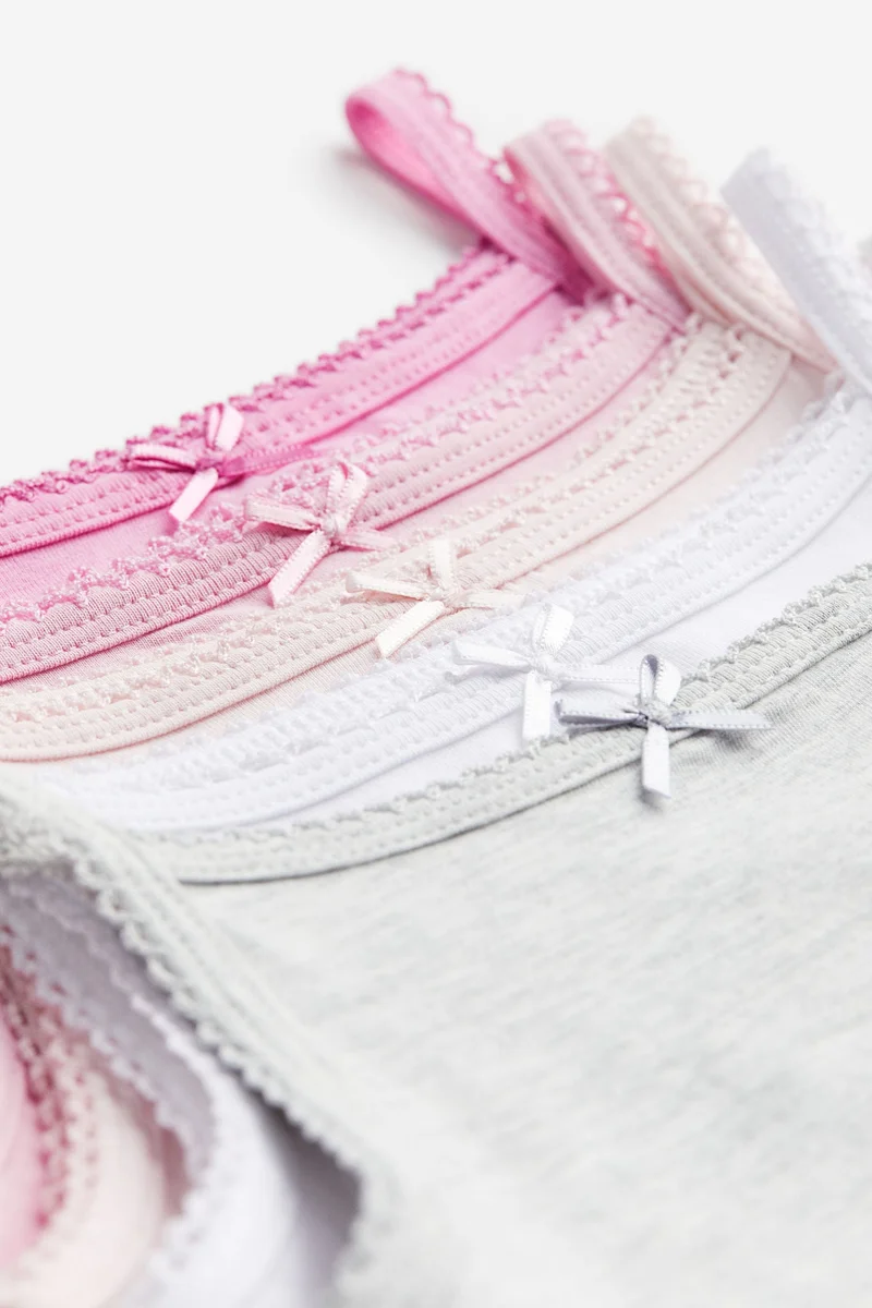 H&M 5-Pack Jersey Vest Tops