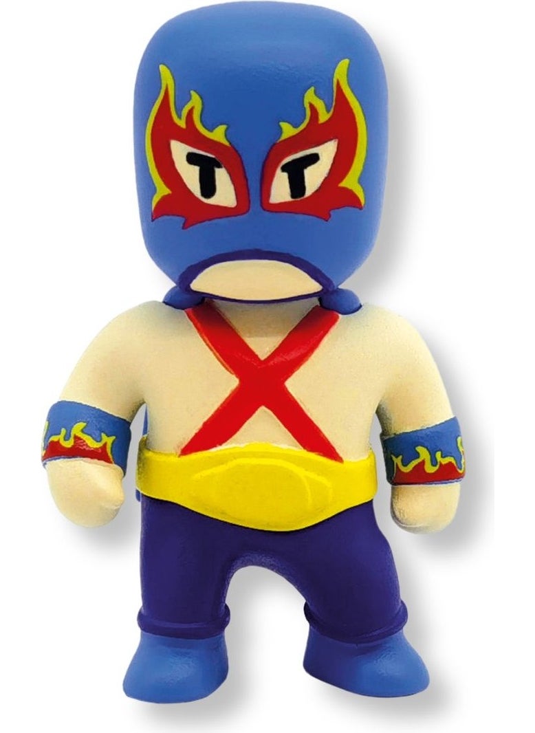 Toyfest Stumble Guys Series 1 - 3D Mini 1 I Surprise 5 Figure Set - Hazmat Luchador Boxing Roo Glowman  - Image 3