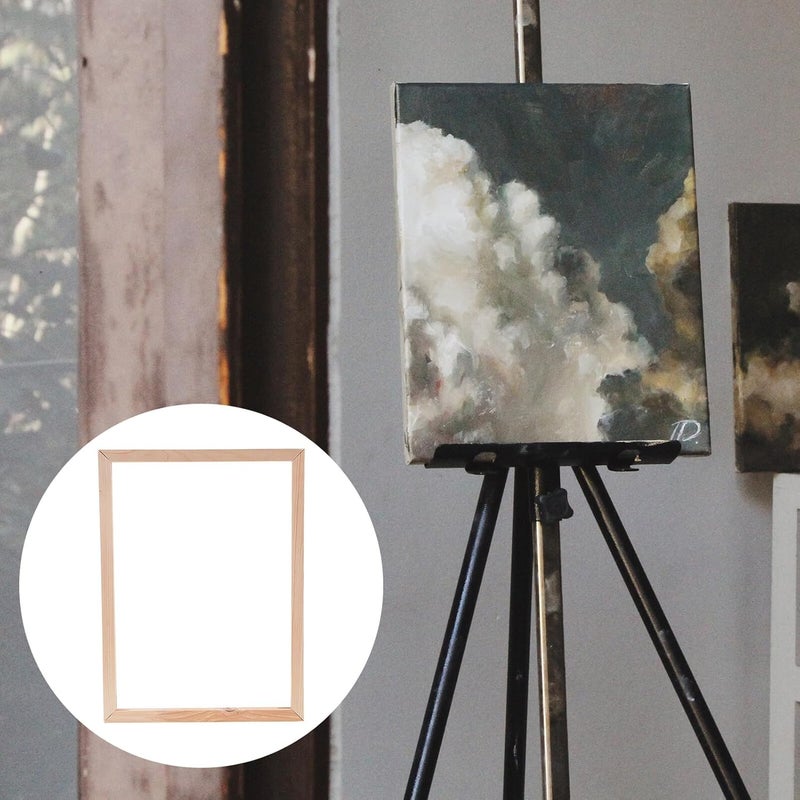 Solid Wood Frame for Oil Paintings DIY Canvas Frame Kit Easy Assembly Stretcher Bars with Tight Corners for Wall Art and Painting Supplies - Image 4