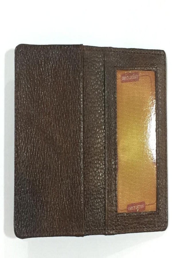 CARE CASE® Slim Wallet Thin Bifold Front Pocket Wallet Genuine Leather Card Holder (Brown) - Image 5
