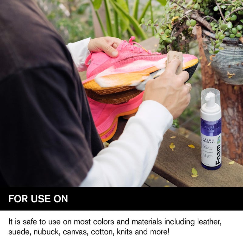 Jason Markk Read-To-Use Foam, Shoe Cleaner, Sneaker Care, Ideal for Footwear, Safe for Leather, Suede, Nubuck, Cotton, Knits, 7oz - Image 5