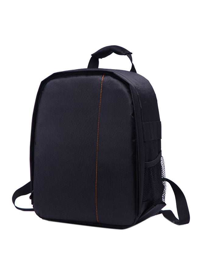 NIBEMINENT Nylon DSLR Camera Backpack With Rain Cover Black  - Image 1