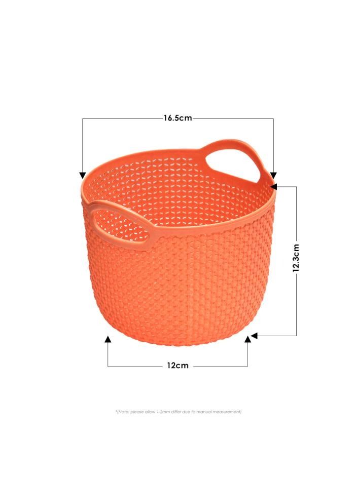AIWANTO 4 قطع سلال تخزين لطاولة المطبخ والمكتب وصناديق تخزين للحمام وسلال تنظيم الثلاجة - Image 2