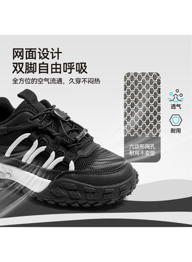 ASK JUNIOR New Autumn 2025 Children's Sports Shoes, Boys And Girls Campus Style Dad Shoes, Breathable Mesh Casual Running Shoes - Image 4
