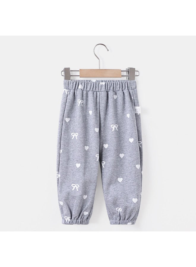 Girls' Baby Autumn Casual Sport Pants Toddler Comfortable Versatile Outerwear Pants - Image 4