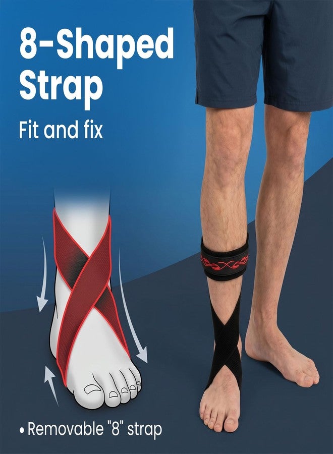 GHORTHOUD AFO Drop Foot Brace - Lightweight Trimmable Foot Drop Stabilizer for Men & Women, Adjustable Ankle Support for Stroke, MS, Hemiplegia, Fits Inside Shoes for Easier Walking (X-Large, Right) - Image 3