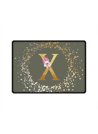 Designer Gaming Mouse Pad Anti-Skid Mousepad Large Keyboard Mouse Pad Desk Mat Custom Monogram Initial Letter Floral Pattern Alphabet - X(Olive Green) - pzsku/Z424894154C0A07B7B5A2Z/45/_/1696070605/9c2f14aa-d897-461c-9733-18e1c4f2648b