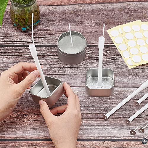ANTUNIHOD 15 Pcs Candle Wick Placing Tube Candle Wick Centering Placement Booster Tools for DIY Candle Making - Image 4