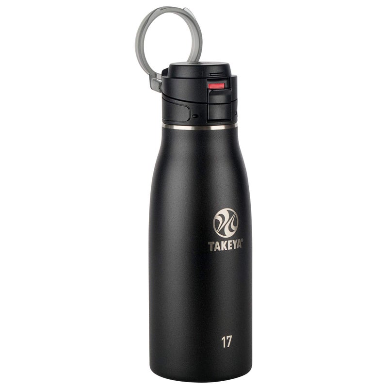 Takeya Traveler Insulated Travel Mug Leak Proof Lid 17 Ounce Onyx