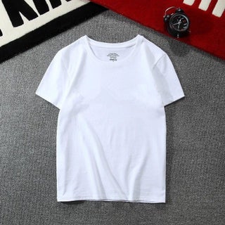 New Fashionable Mens Wear Korean Style V-Neck Two-Button Long Sleeve T-Shirt Slims Your Silhouette Versatile Casual Solid Color Short sleeve white - pzsku/Z4248C9F782EA007DE22AZ/45/1746232673/22e9215d-7cd8-4e48-9ca8-52bab126e20f