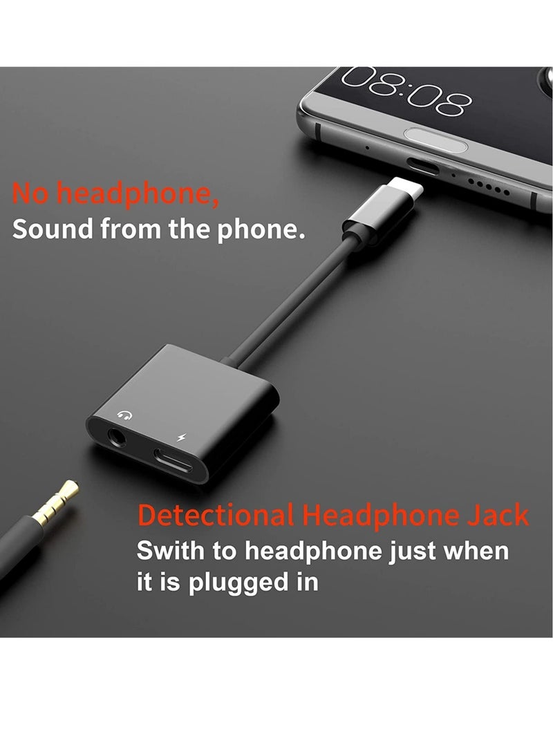 ELTRAZONE USB C to 3.5mm Headphone Adapter,60W Fast Charge,ivoros Type C Audio Jack Earphone Aux Converter,Work for iPad Pro/Air 4,Samsung Galaxy S21/S20/FE 5G/+/Ultra/ Note 20/10/Plus - Image 4