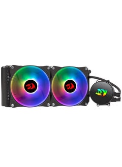Redragon CCW-3000 - Effect X, ARGB Dual 120mm, Optimized Cold Plated and Low-Noise Pump Liquid CPU Cooler | CCW-3000